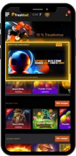 Welcome bonus Fresh Bet