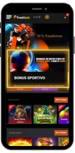 Bonus di benvenuto Fresh Bet