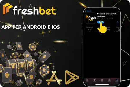 App per scommesse mobili Freshbet per iOS e Android